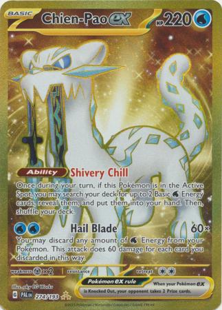 Chien-Pao ex Secret Rare - 274/193 - Paldea Evolved