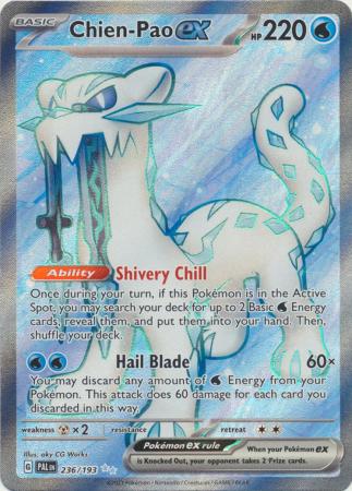 Chien-Pao ex Full Art - 236/193 - Paldea Evolved