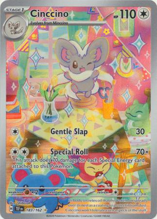 Cinccino Illustration Rare - 183/162 - Temporal Forces
