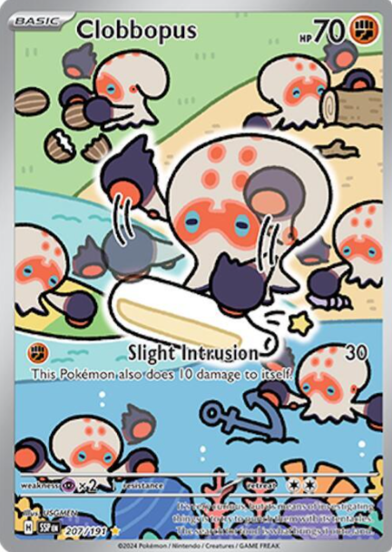 Clobbopus Illustration Rare - 207/191 - Surging Sparks