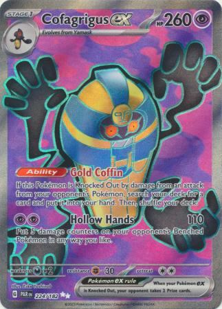 Cofagrigus ex Full Art - 224/182 - Paradox Rift