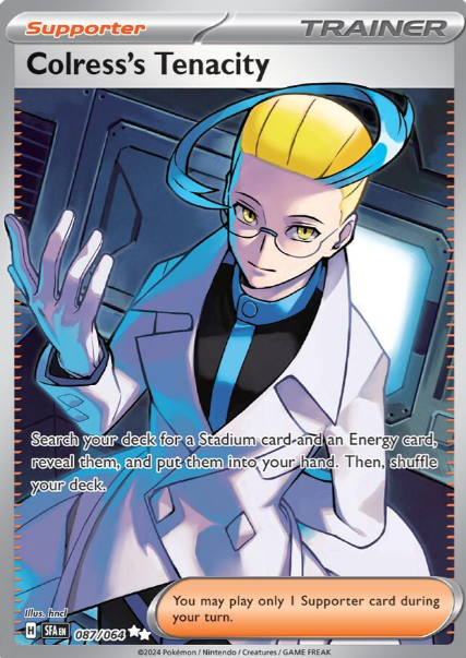 Colress's Tenacity Full Art - 87/64 - Shrouded Fable