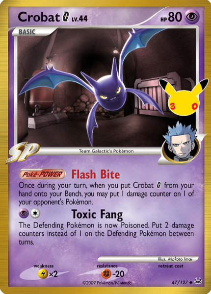 Crobat G Classic Collection - 47/127 - Pokemon 30th Celebration