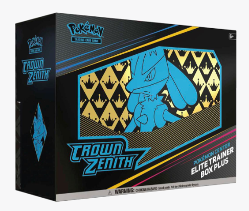 Crown Zenith Pokemon Center Elite Trainer Box Plus