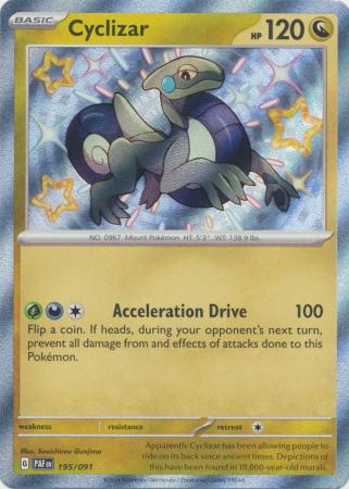 Cyclizar Baby Shiny - 195/091 - Paldean Fates