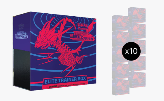 Darkness Ablaze Elite Trainer Box Case
