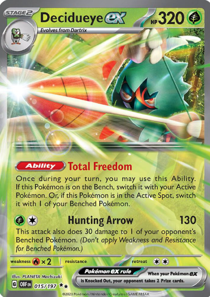 Decidueye ex - 015/197 - Obsidian Flames