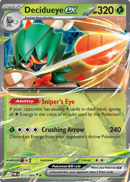 Decidueye ex - 12/88 - Perfect Order