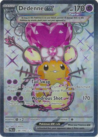 Dedenne ex Full Art Tera - 239/193 - Paldea Evolved