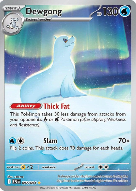 Dewgong Illustration Rare - 097/094 - Phantasmal Flames