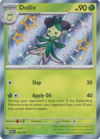Dolliv Baby Shiny - 103/091 - Paldean Fates