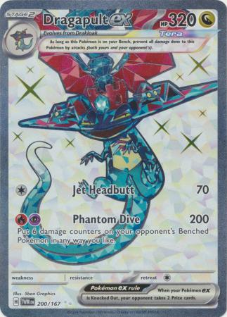 Dragapult ex Full Art Tera - 200/167 - Twilight Masquerade