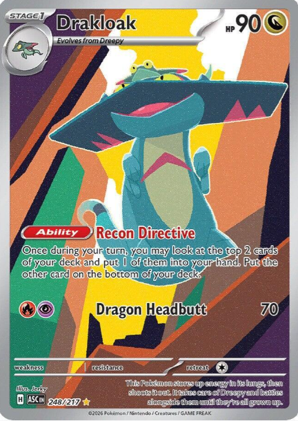 Drakloak Illustration Rare - 248/217 - Ascended Heroes