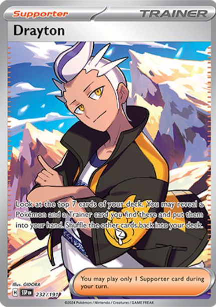 Drayton Full Art - 232/191 - Surging Sparks