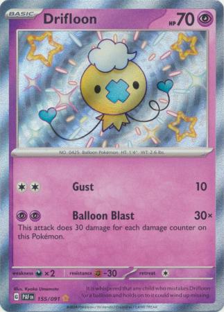 Drifloon Baby Shiny - 153/091 - Paldean Fates