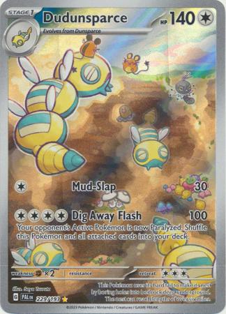 Dudunsparce Illustration Rare - 229/193 - Paldea Evolved