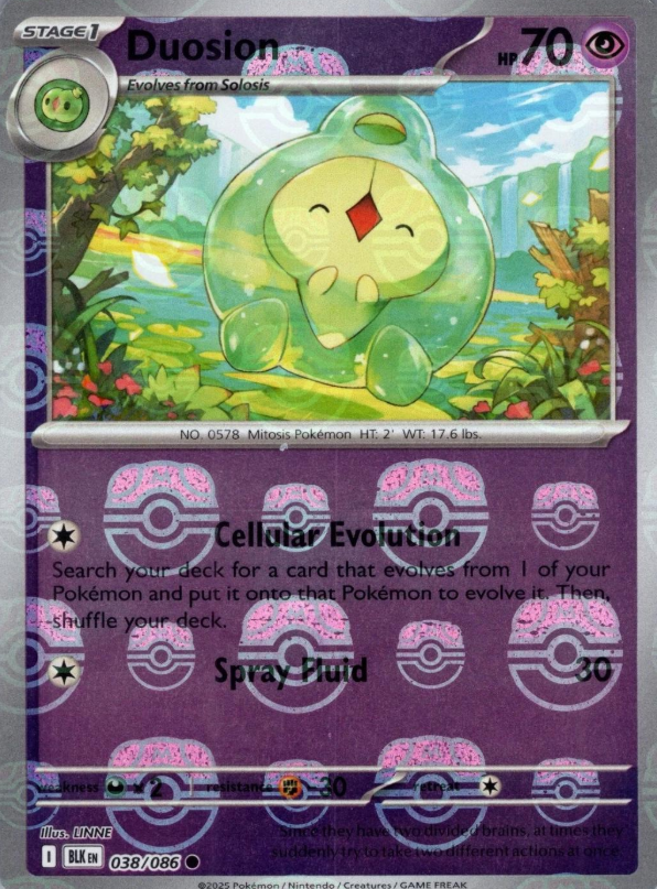 Duosion Master Ball Reverse - 38/86 - Black Bolt