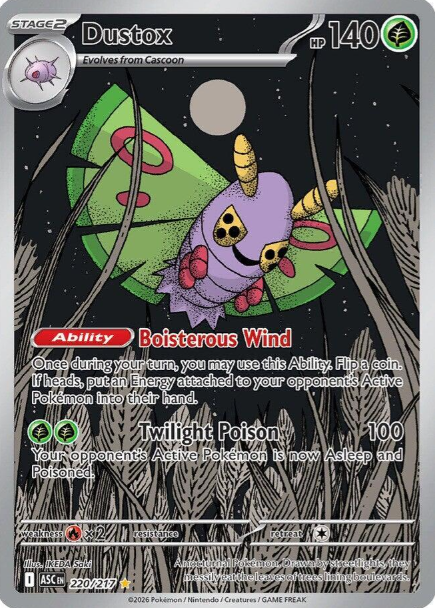 Dustox Illustration Rare - 220/217 - Ascended Heroes