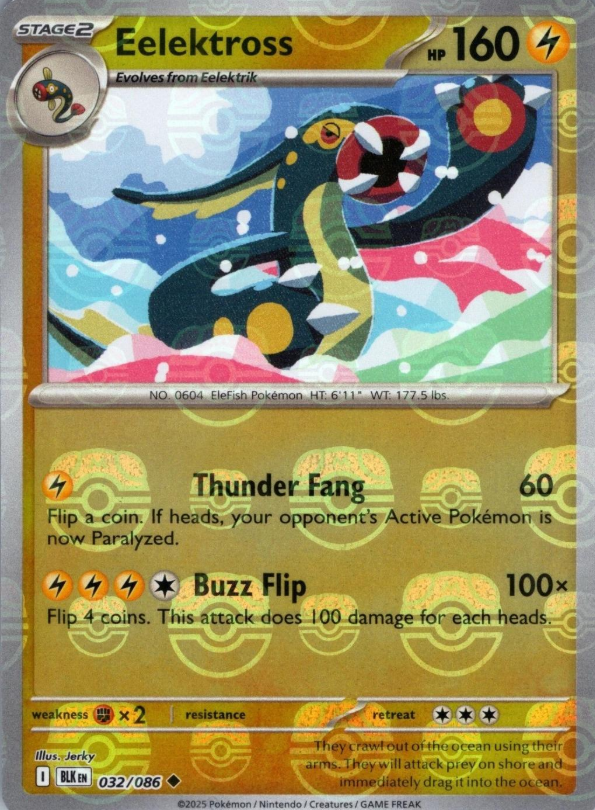 Eelektross Master Ball Reverse - 32/86 - Black Bolt