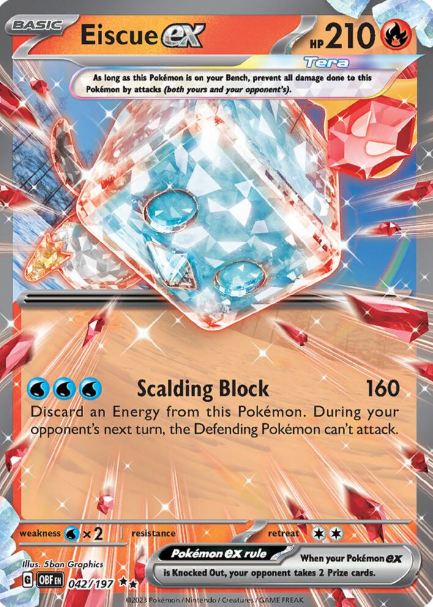 Eiscue ex - 42/197 - Obsidian Flames
