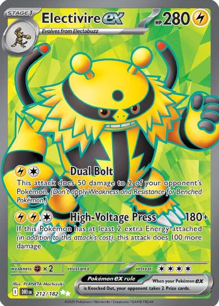 Electivire ex Full Art - 212/182 - Destined Rivals