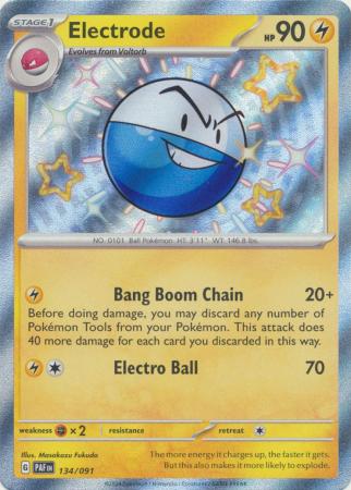 Electrode Baby Shiny - 134/091 - Paldean Fates