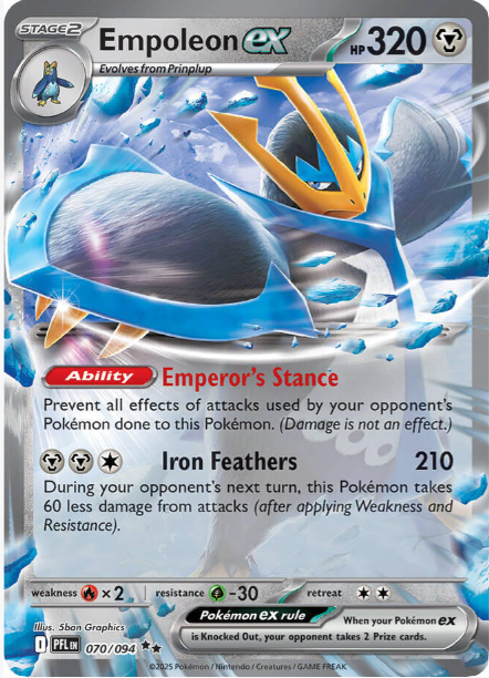 Empoleon ex - 070/094 - Phantasmal Flames