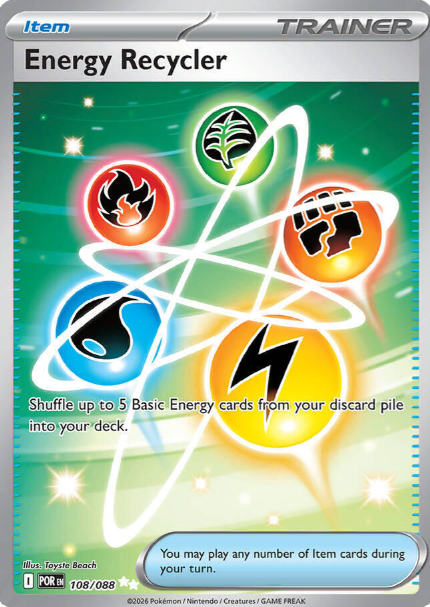 Energy Recycler Full Art - 108/088 - Perfect Order