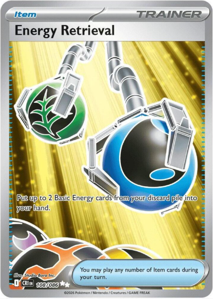 Energy Retrieval Full Art - 108/086 - Chaos Rising