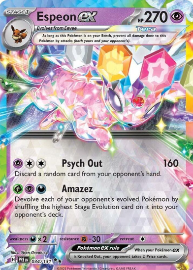 Espeon ex - 034/131 - Prismatic Evolutions