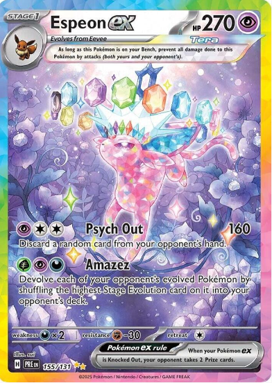 Espeon ex Special Illustration Rare - 155/131 - Prismatic Evolutions