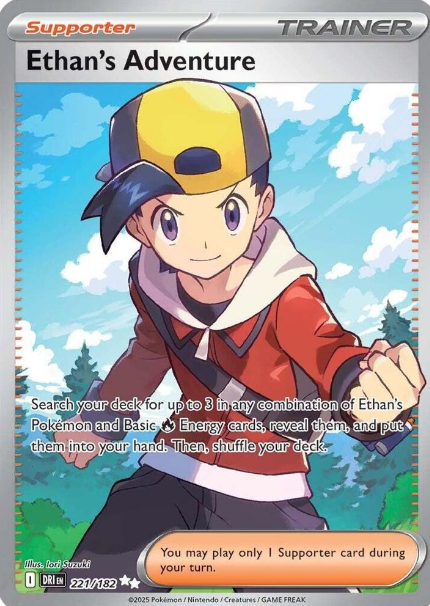 Ethan's Adventure Full Art - 221/182 - Destined Rivals