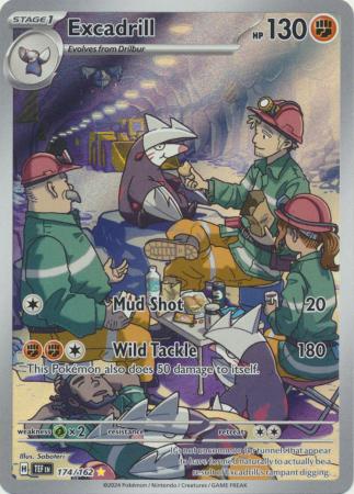 Excadrill Illustration Rare - 174/162 - Temporal Forces
