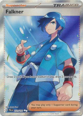 Falkner Full Art - 251/193 - Paldea Evolved