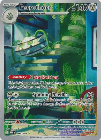 Ferrothorn Illustration Rare - 209/182 - Paradox Rift