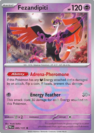 Fezandipiti Pokeball Reverse Holo - 045/131 - Prismatic Evolutions