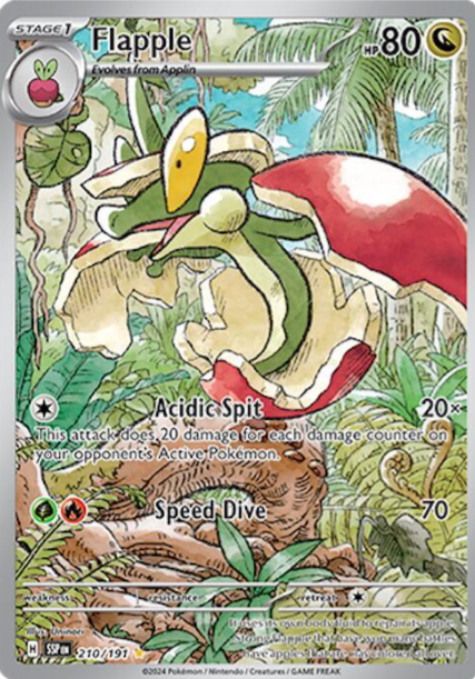 Flapple Illustration Rare - 210/191 - Surging Sparks