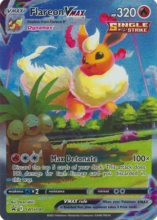 Flareon VMAX Alternate Art Promo - SWSH180 - Sword & Shield Promos