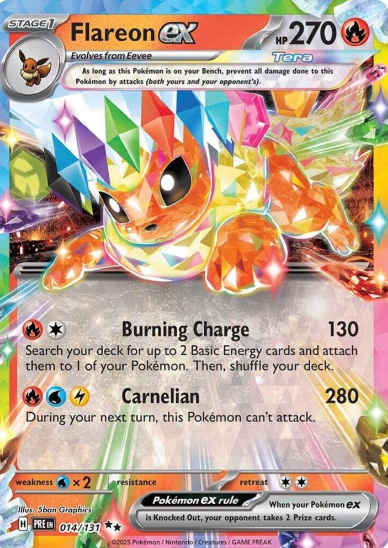 Flareon ex - 014/131 - Prismatic Evolutions