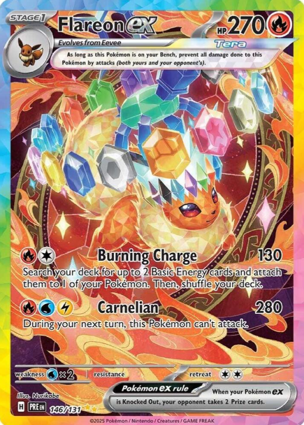Flareon ex Special Illustration Rare - 146/131 - Prismatic Evolutions
