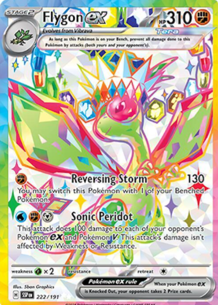 Flygon ex Full Art Tera - 222/191 - Surging Sparks