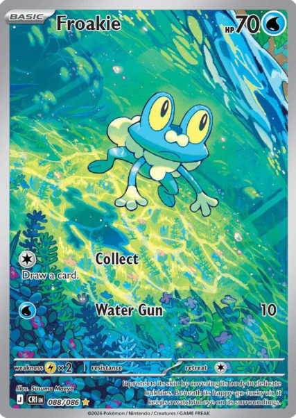 Froakie Illustration Rare - 88/86 - Chaos Rising