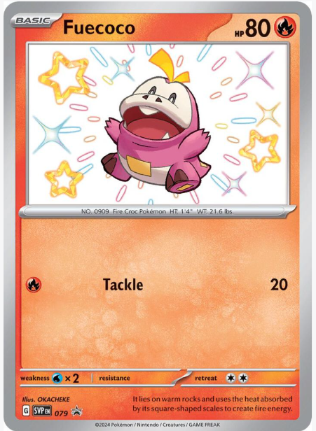 Fuecoco Baby Shiny Promo - 079 - Scarlet and Violet Promo