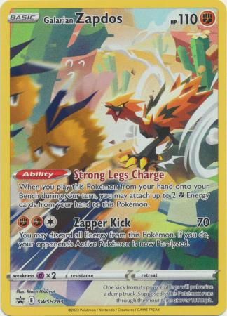 Galarian Zapdos Full Art Promo - SWSH283 - Sword & Shield Promos