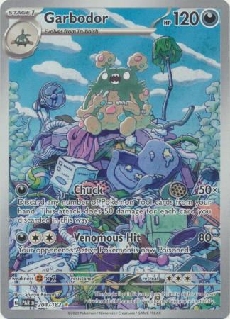 Garbodor Illustration Rare - 204/182 - Paradox Rift