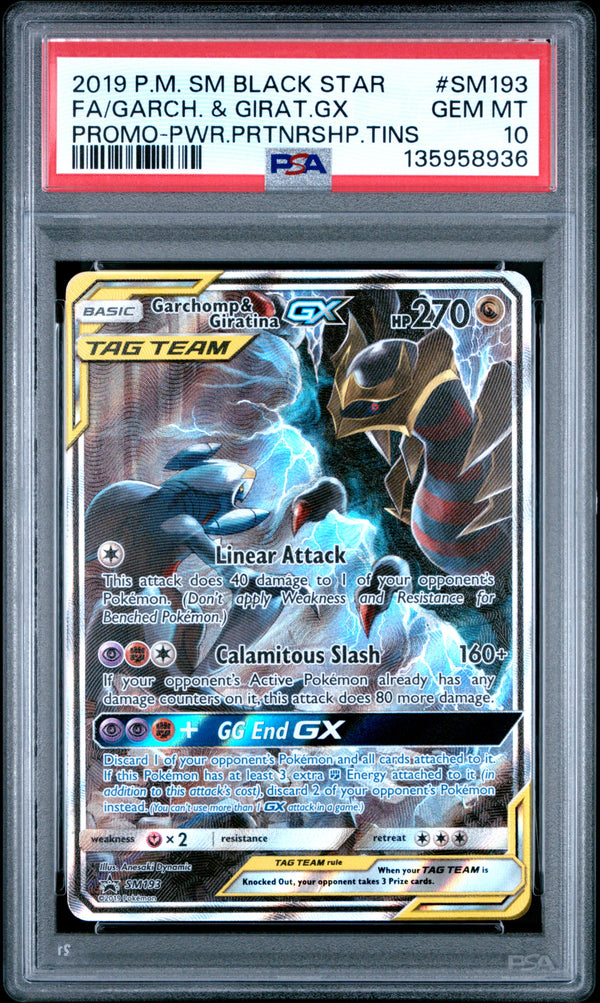 Garchomp & Giratina Alternate Art Promo - PSA 10 - Sun & Moon Promo Cards