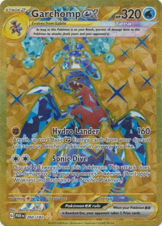 Garchomp ex Hyper Rare - 260/182 - Paradox Rift