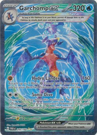 Garchomp ex Special Illustration Rare - 245/182 - Paradox Rift