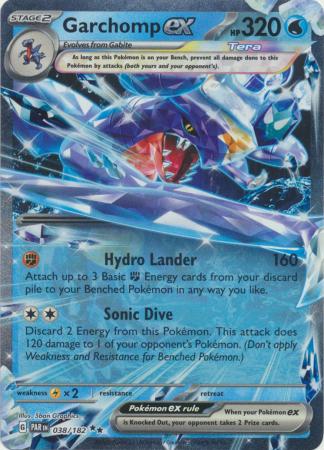 Garchomp ex - 038/182 - Paradox Rift