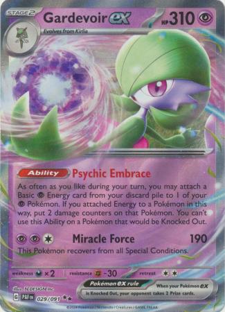 Gardevoir ex - 029/091 - Paldean Fates